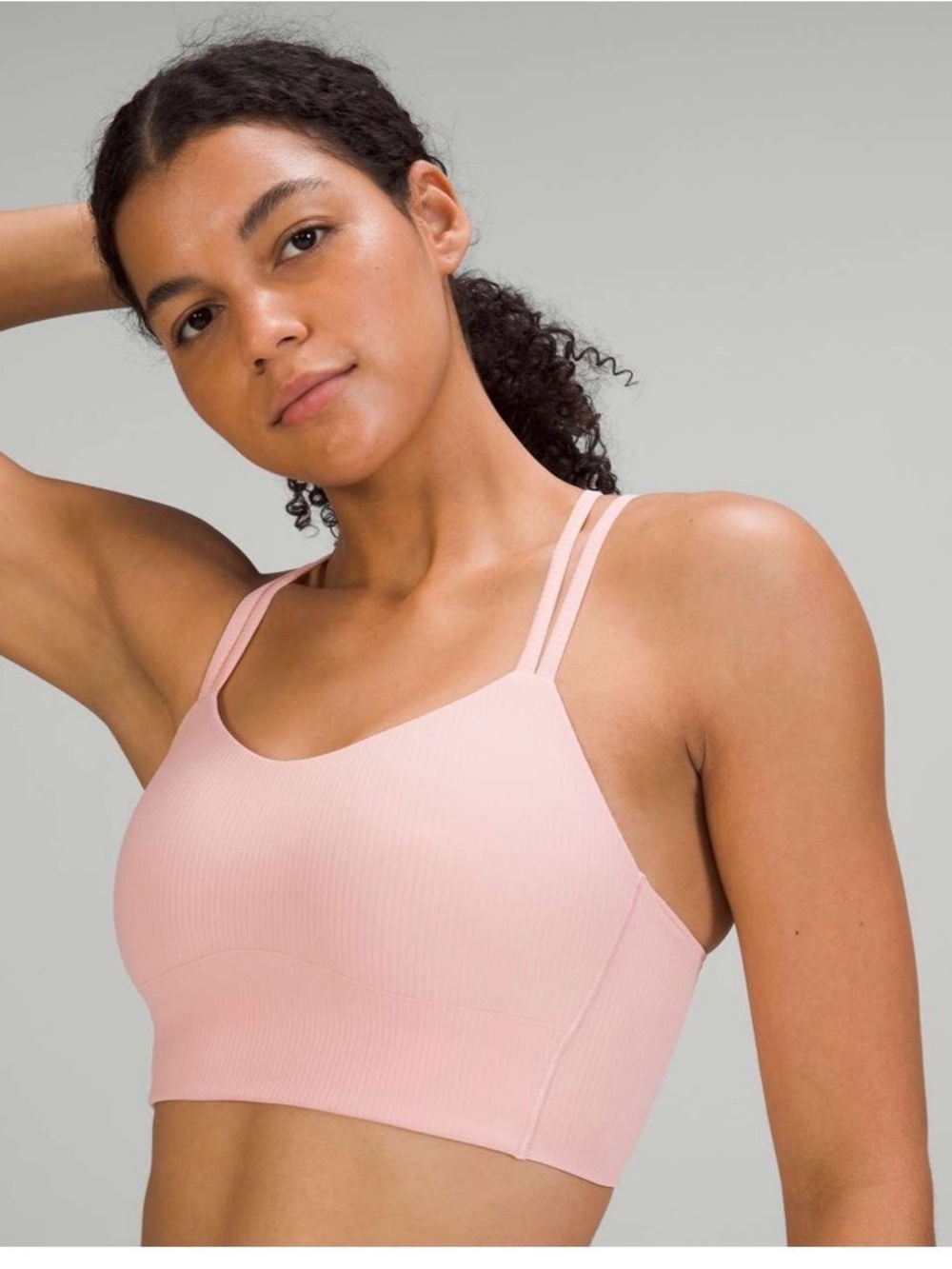 Like a Cloud Long Line Bra Ribbed
